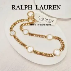 W399/RALPH LAUREN/2色トーン RLLコイン チェーンネックレスのサムネイル