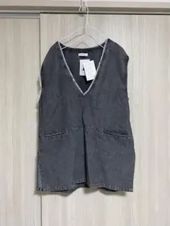 しまむら　デニムベスト