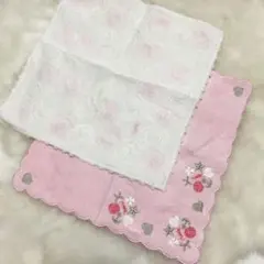 新品♡イヴ サンローラン タオルハンカチ　2枚セット