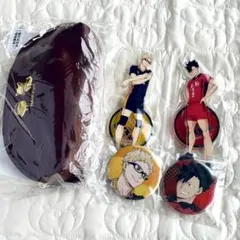 ハイキュー!! 劇場版 DVD特典　黒尾 月島 アクスタ 缶バッジ