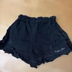 メゾピアノ（mezzo piano）　130 ショートパンツ　黒