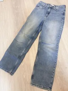 ライトブルー ストレートレッグデニム