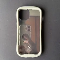 iPhone15 iFace グレーフロスト　強化ガラス