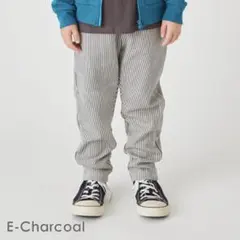 ever closet 裏起毛テーパードパンツ ストライプ 110サイズ 美品