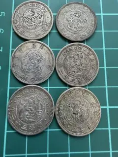 竜5銭銀貨 4枚セット 明治6年＆明治10年 - メルカリ