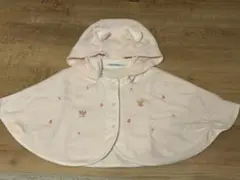 美品　familiar ポンチョ　60-90cm