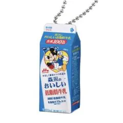 食品ガチャ ディズニーコラボ 森永のおいしい牛乳パック ミニチュアチャーム