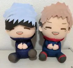 呪術廻戦　五条悟、虎杖悠仁20cmぬいぐるみ2体セット