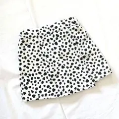 ラップキュロットパンツ 160cm ホワイトダルメシアン ディズニー 韓国Y2K