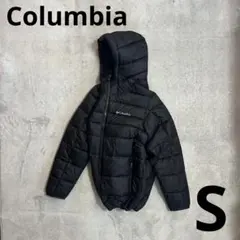 【大流行ブラック‼️】Columbia ブラック ダウンジャケットS ドローコード