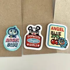 エンジェルブルー　ワッペンシール　セット