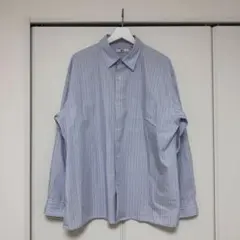 【UNIQLO C】ブロードオーバーサイズシャツ ストライプ