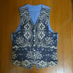 【新品】ボーイズマーケット別注バンダナベスト/ネイビーMサイズ