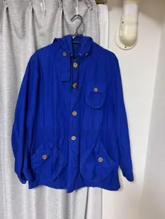 マウンテンパーカー ブルー L 自転車 通勤 春アウター 軽量　メンズ