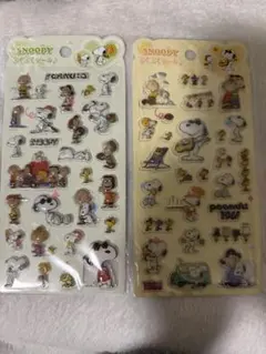 スヌーピー ピーナッツ シール 2シートセット 日本製