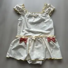 【新品・未使用】バースデイ　花柄ワンピース、セパレート水着　110