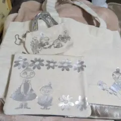 ムーミンキャラクター バッグ・ポーチ 3点セット