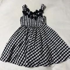 mezzo pianoギンガムチェックワンピース130cm
