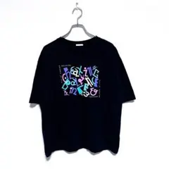 GU メンズ　Tシャツ　XLサイズ　おすすめ　人気色　ストリートスタイル　黒