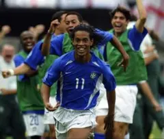 2002 W杯ブラジル代表　ロナウジーニョ　国内正規品　優勝記念ユニフォーム