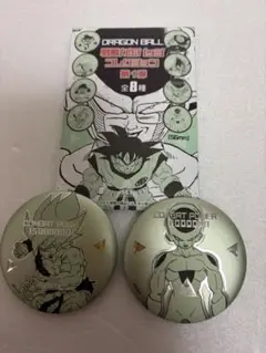 【2種】ドラゴンボール 戦闘力缶バッジ 40th記念フェア ジャンプショップ