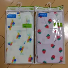 新作【新品未開封】エアリズムリラックスフィットレギンス/7分丈セット　１００　イ