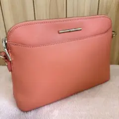 インデックス コーラルピンク ショルダーバッグ