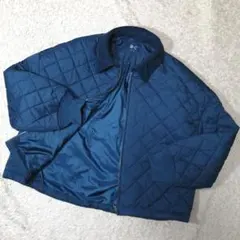 ★UNIQLO C★キルティングジャケット パフテックブルゾン M 人気ブルー