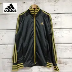 adidas トラックジャケット ブラック 金ライン M相等