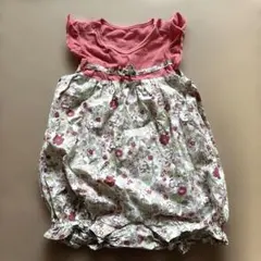 花柄ロンパース　ブランシェス