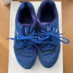 asics 青色 スニーカー　LAZERBEAM 24.5センチ