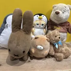 ぬいぐるみセット ミッフィー プーさん 他