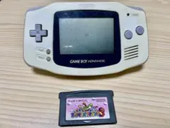 【動作確認済み】ゲームボーイアドバンス 本体 ホワイト（ソフト付き）