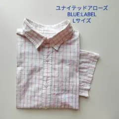 ユナイテッドアローズ☆BLUE:LABEL☆チェックシャツ☆美品☆Lサイズ