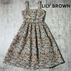 LILY BROWN ゴブランワンピース