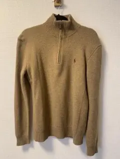 Polo by Ralph Lauren ベージュ ハーフジップ セーター M