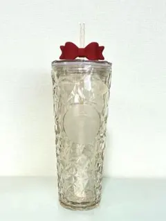 スターバックス ホリデー2025 コールドカップタンブラー リボン