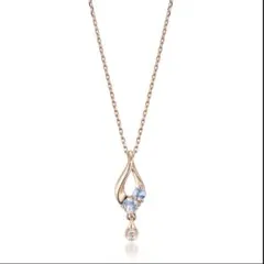 STAR JEWELRY K10 ネックレス FLOWER DEW