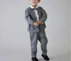 プティマインBIGポケットセットアップ蝶ネクタイつきカットソーシャツフォーマル