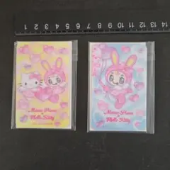 Mezzo Piano x Hello Kitty カードミラー2枚セット。