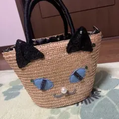 アナスイミニ　ネコ　カゴバッグのサムネイル