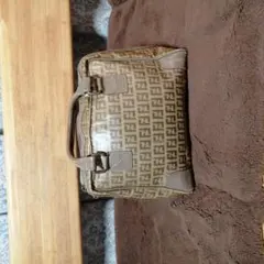 希少】FENDI フェンディ ペンケース ズッカ柄 キャンバス ベージュ