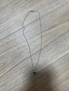 PNJ シルバー925 ハート型ペンダントネックレス 約40cm