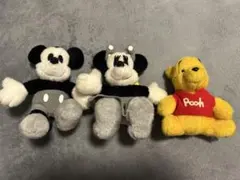 プーさん・ミッキー・ミニー ぬいぐるみセット