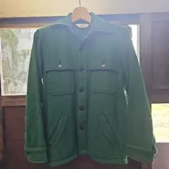 Woolrich グリーン ヘリンボーンジャケットのサムネイル
