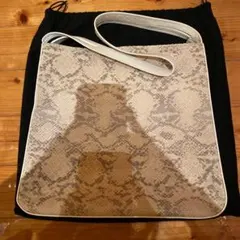 ヘンリーハイクラスbyCLAUDIO BUDEL MILANO パイソン柄バッグ