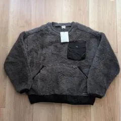 F.O.KIDS グレー ボアトレーナー 140　前ポケット付き