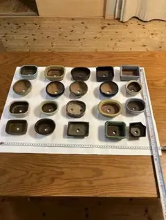 t*i様 陶器製小品植木鉢セット 20鉢