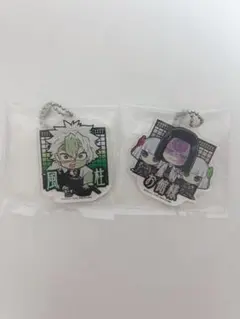 鬼滅の刃　ぴた！でふぉめ　柱合会議 アクリルキーホルダー　お館様　不死川実弥