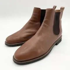 マーガレットハウエルアイデア サイドゴアブーツ レザー ブラウン 22.5cm